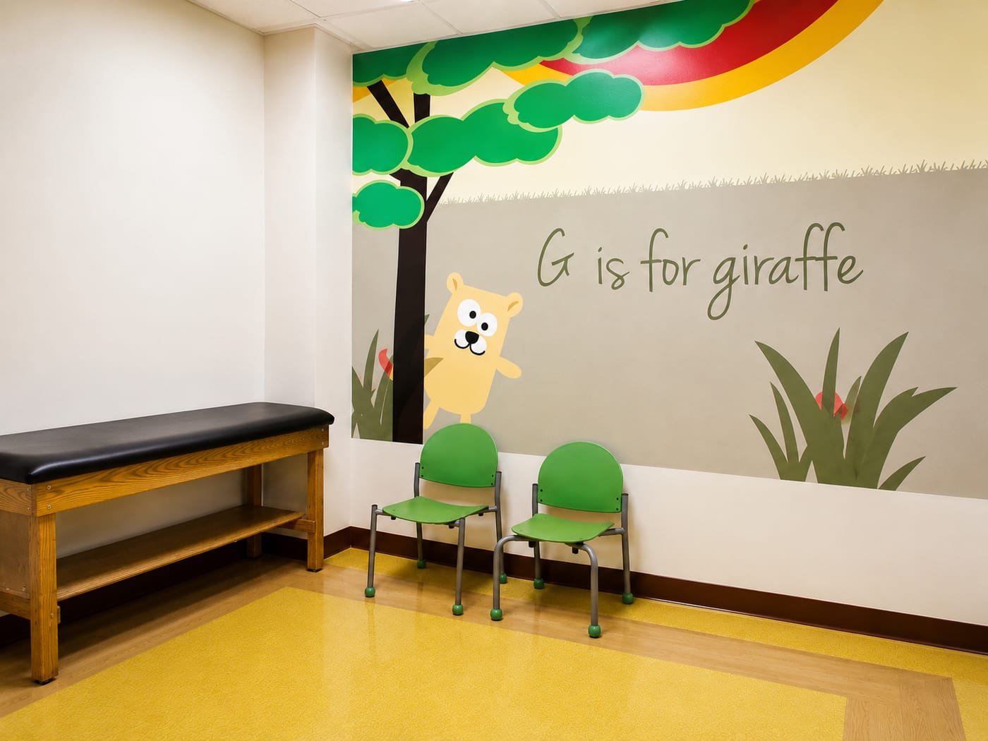 Giraffe Exam Room